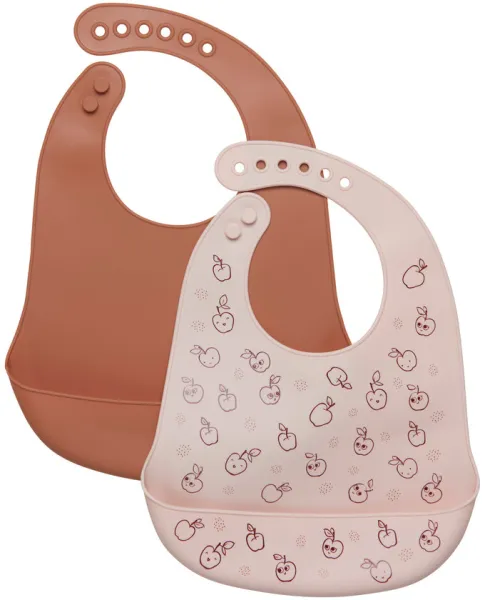 Silikon-Lätzchen (2er-Pack) - 596 - EINE GRÖSSE